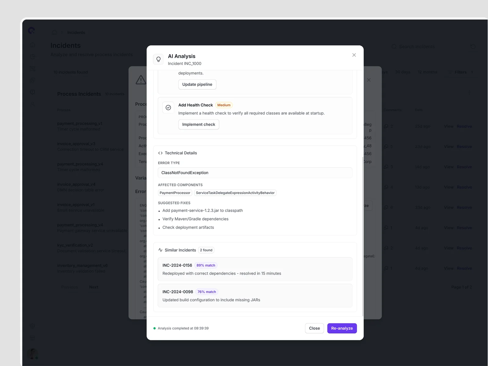 CAMUNDA AI Analysis Results - Process Optimization Recommendations
