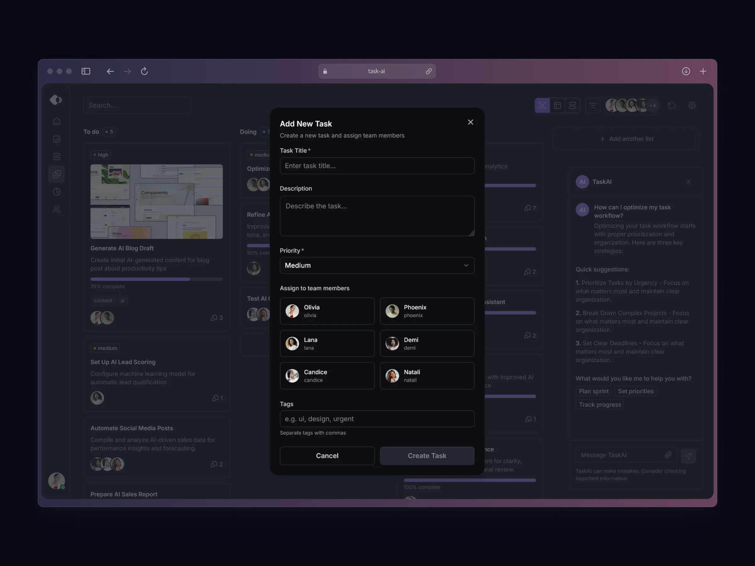 Task AI Task Creation