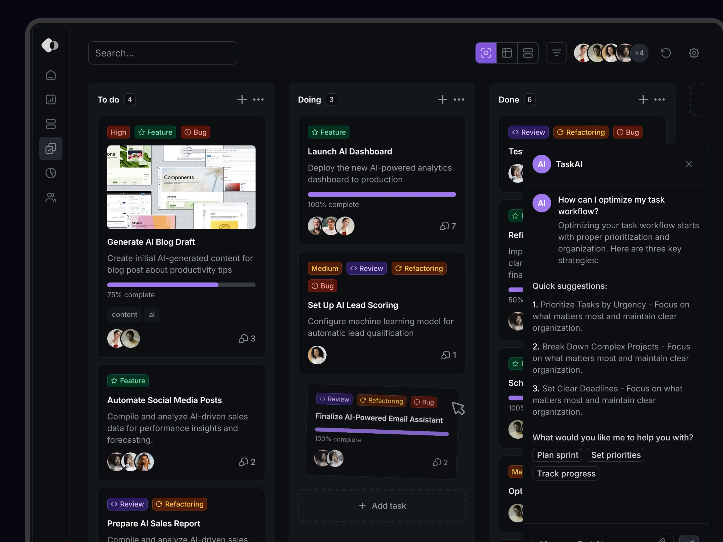 Task AI Chat Integration