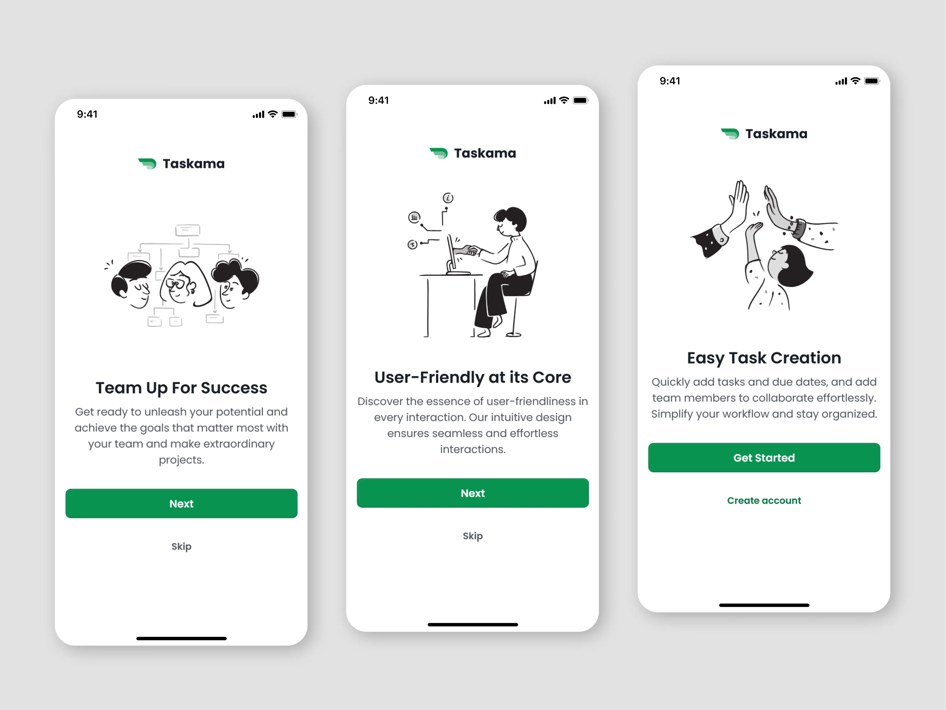 Taskana Onboarding